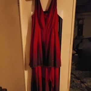 Red Ombré Dress